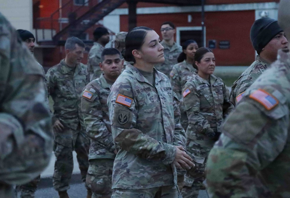 SETAF-AF conducts a physical training session for sergeant’s time training
