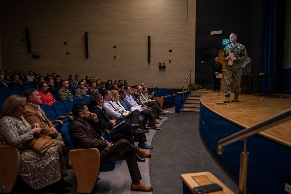 NAVFAC EURAFCENT Hosts an All Hands Call