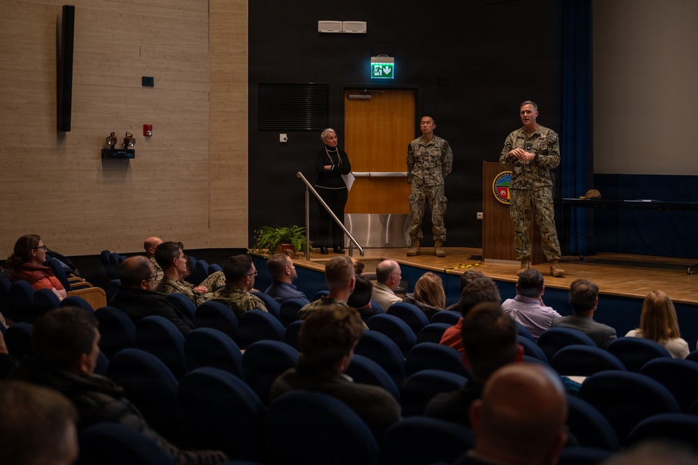 NAVFAC EURAFCENT Hosts an All Hands Call