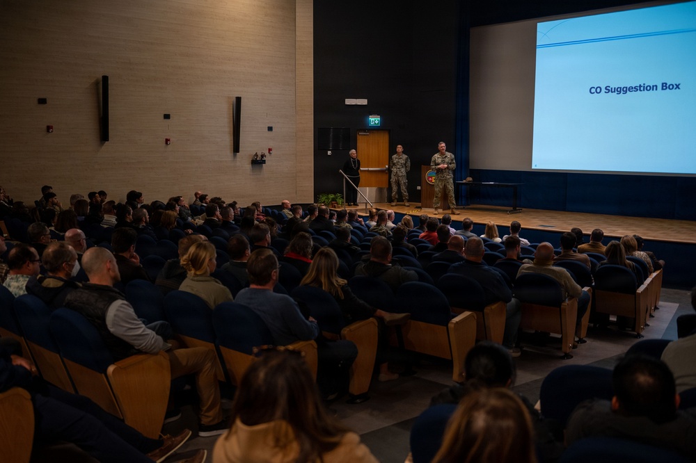 NAVFAC EURAFCENT Hosts an All Hands Call