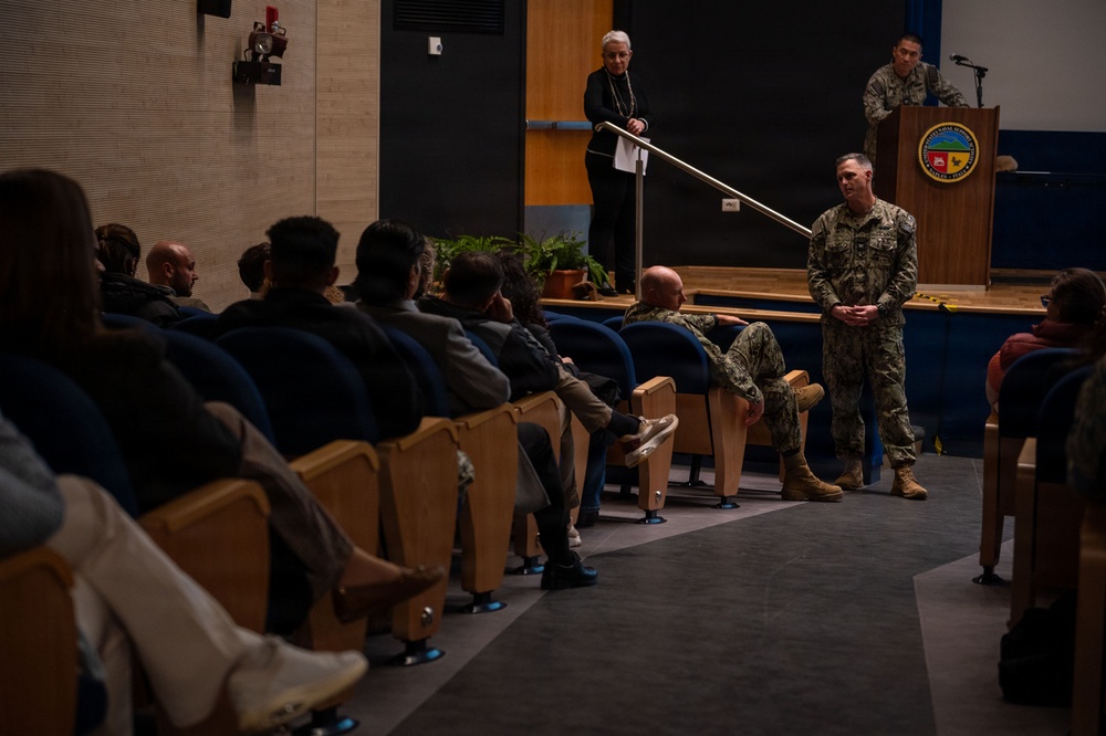 NAVFAC EURAFCENT Hosts an All Hands Call