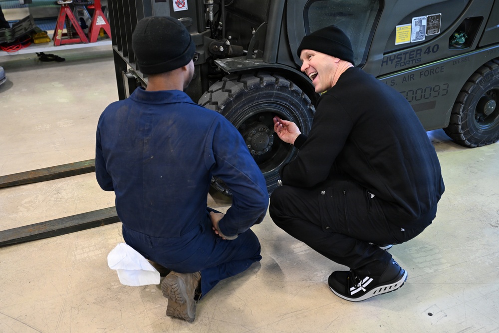 Wyverns at Work: 31 LRS Vehicle Maintenance Crew