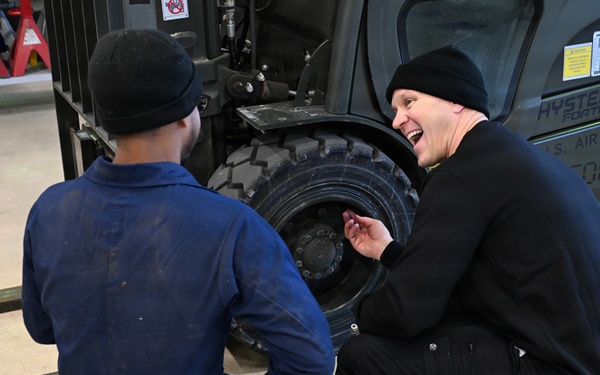 Wyverns at Work: 31 LRS Vehicle Maintenance Crew