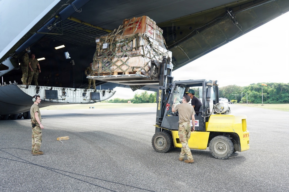 Joint Base Charleston serves as hub for Denton Humanitarian Airlift missions