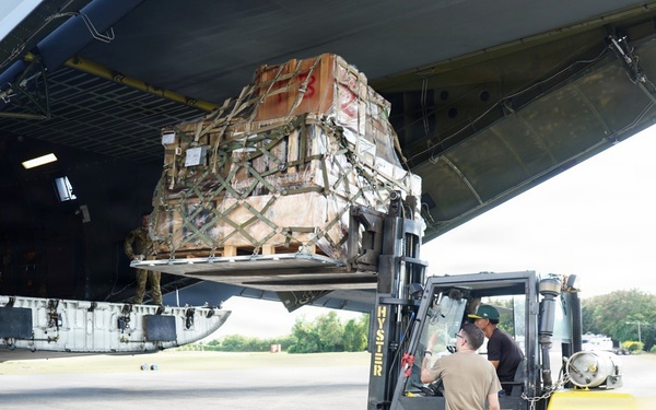 Joint Base Charleston serves as hub for Denton Humanitarian Airlift missions