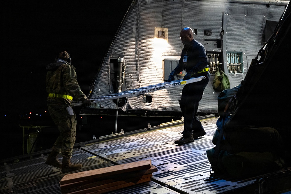 Joint Base Charleston serves as hub for Denton Humanitarian Airlift missions