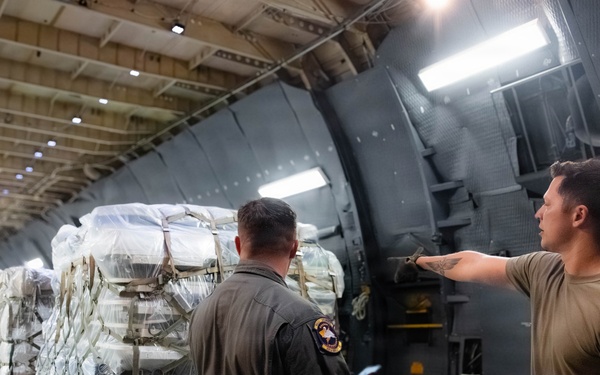 Joint Base Charleston serves as hub for Denton Humanitarian Airlift missions