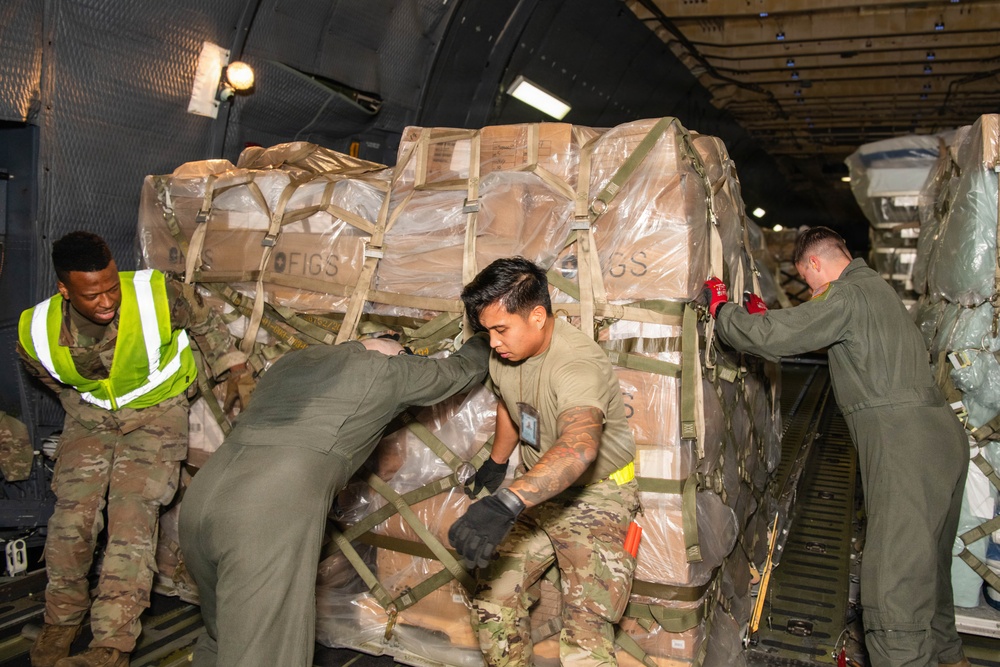 Joint Base Charleston serves as hub for Denton Humanitarian Airlift missions