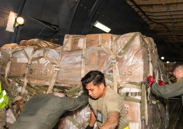 Joint Base Charleston serves as hub for Denton Humanitarian Airlift missions