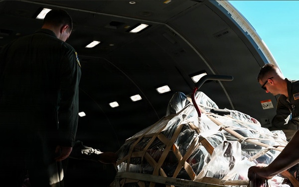 Joint Base Charleston serves as hub for Denton Humanitarian Airlift missions