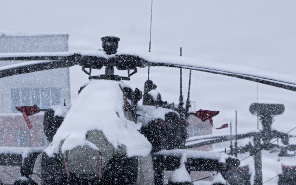 12th CAB Experiences Heavy Snowfall at Katterbach Army Airfield