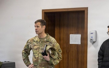 USAG Poland and 3rd Infantry Division host V Corps BG Mountford to improve Soldier readiness