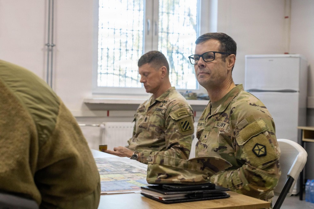 USAG Poland and 3rd Infantry Division host V Corps BG Mountford to improve Soldier readiness