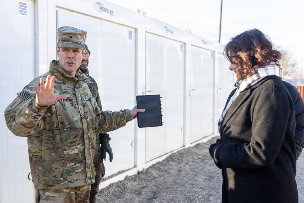 USAG Poland and 3rd Infantry Division host V Corps BG Mountford to improve Soldier readiness