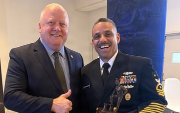 ‘Old Tar’ Designation Passes to Naval Information Forces, Force Master Chief Augustine Cooper