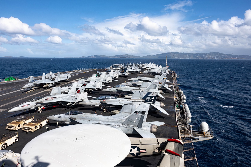 USS Gerald R. Ford (CVN 78) Arrives in St. Thomas, U.S. Virgin Islands