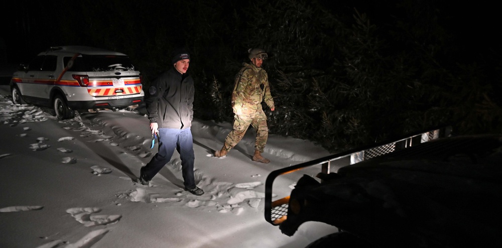 Maryland Army National Guard supports Operation Blur in Harford County