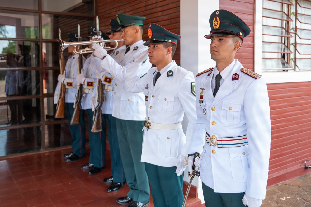Massachusetts National Guard Adjutant General visits Paraguay’s NCO academy