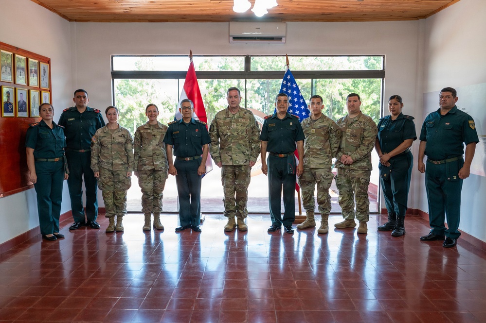 Massachusetts National Guard Adjutant General visits Paraguay’s NCO academy