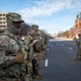 A Mississippi National Guard service member joins a dignified escort in Washington, D.C.