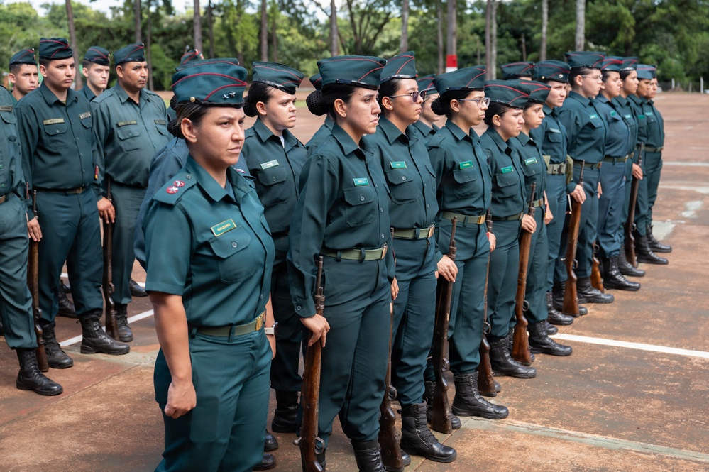 Massachusetts National Guard Adjutant General visits Paraguay’s NCO academy