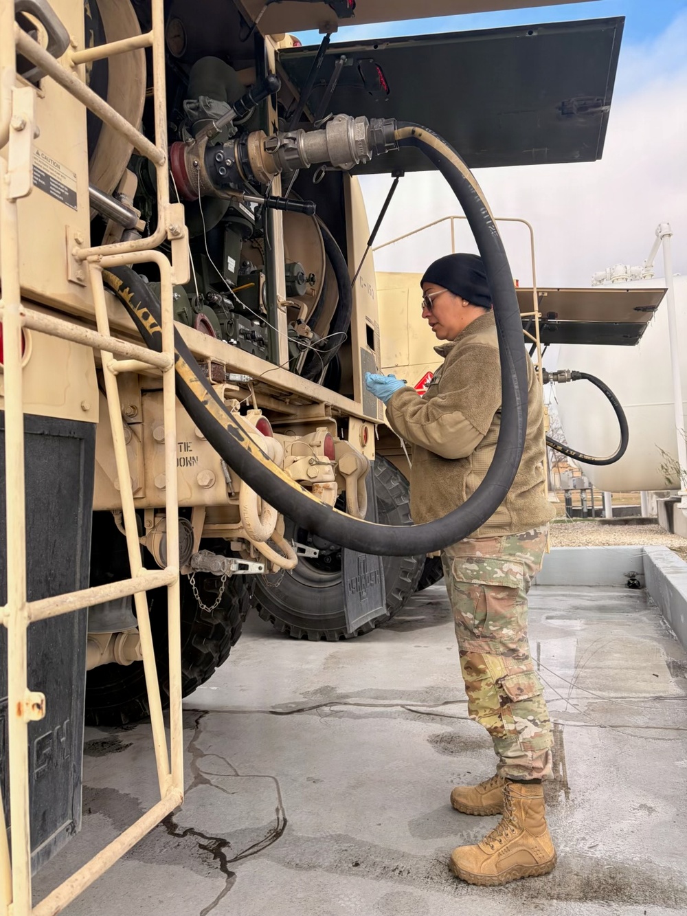 Texas National Guard Conducts Refueling Operations in Support of Winter Storm Fern