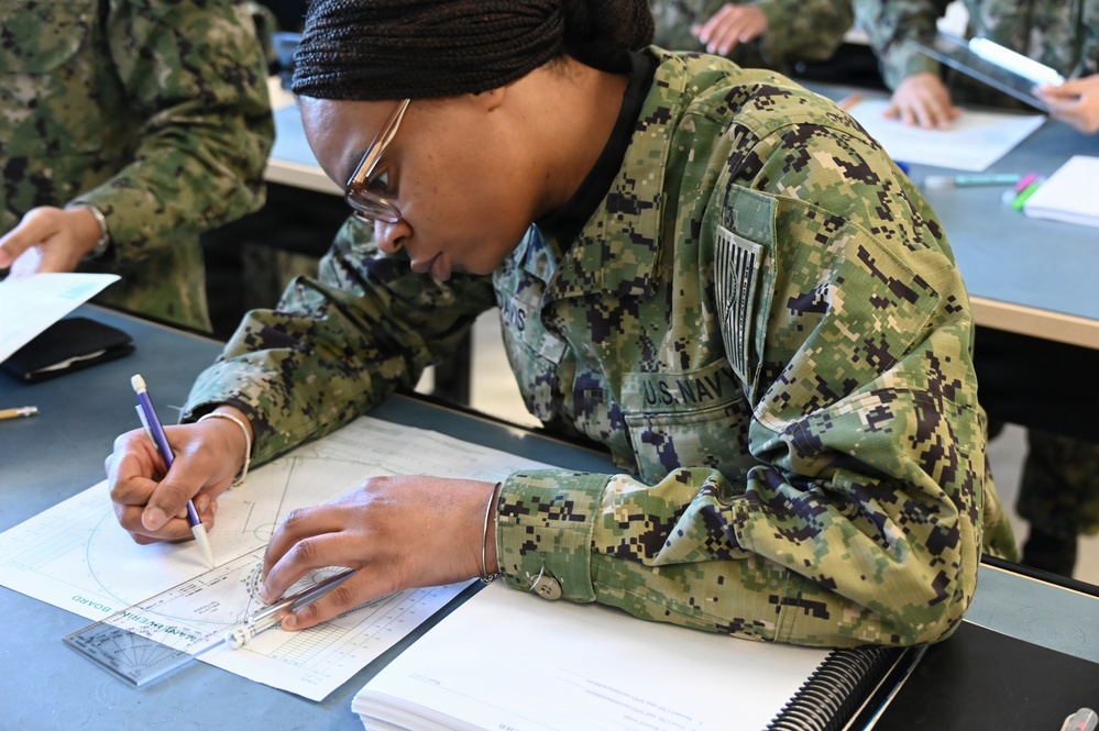 Operations Specialist students participate in hands-on training