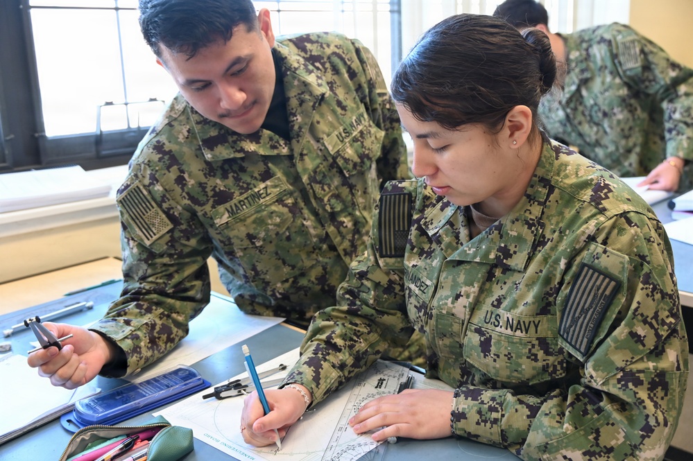 Operations Specialist students participate in hands-on training