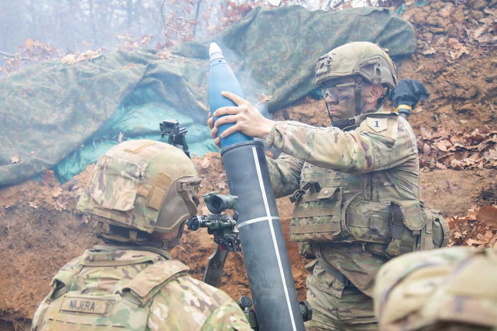 1st Infantry Division Conducts a Combined Arms Live Fire Exercise at Novo Selo Training Area