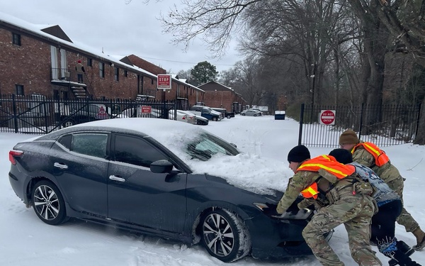 Tennessee National Guard assists with winter storm relief efforts