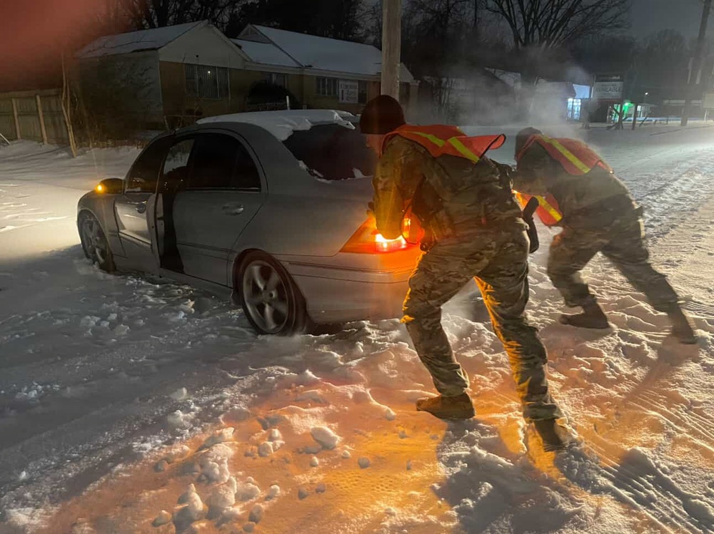 Tennessee National Guard assists with winter storm relief efforts