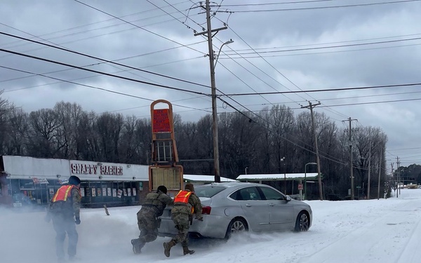 Tennessee National Guard assists with winter storm relief efforts