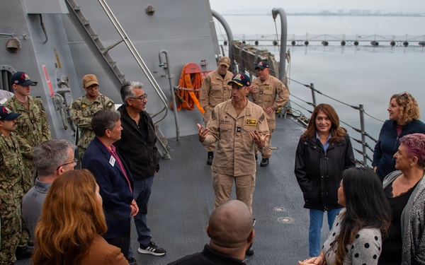 SDMAC Leaders Tour USS Jack H. Lucas