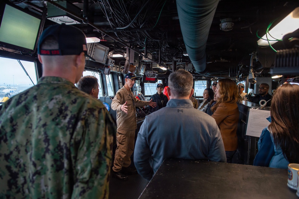 SDMAC Leaders Tour USS Jack H. Lucas