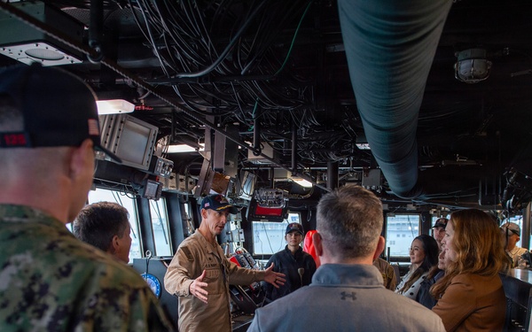 SDMAC Leaders Tour USS Jack H. Lucas