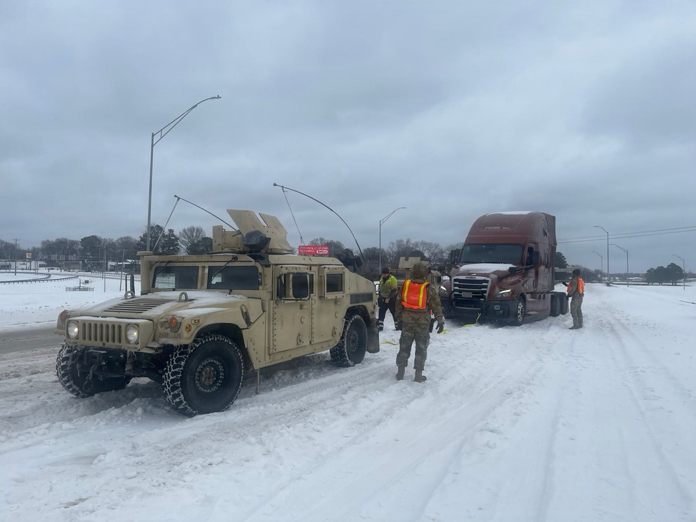 Tennessee National Guard assists with winter storm relief efforts