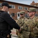 An Ohio National Guard Soldier interacts with a U.S. Secret Service agent in Washington, D.C.