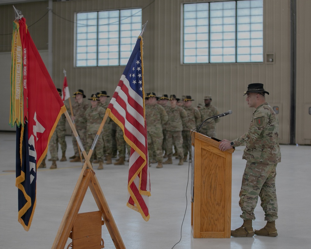 Activation of Foxtrot Troop, 1st Attack Battalion, 1st Combat Aviation Brigade