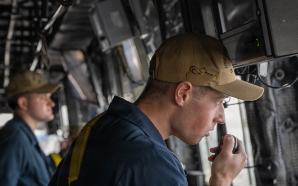 USS John P. Murtha (LPD 26) departs San Diego