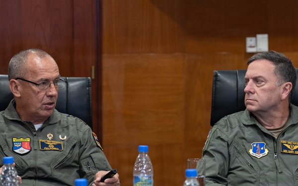 Massachusetts National Guard Adjutant General meets with Paraguayan Air Force Commander