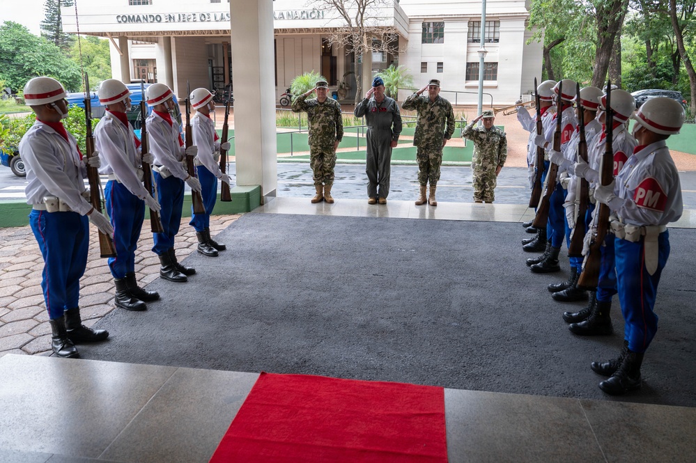 Massachusetts National Guard attends awards ceremony with Paraguayan Armed Forces