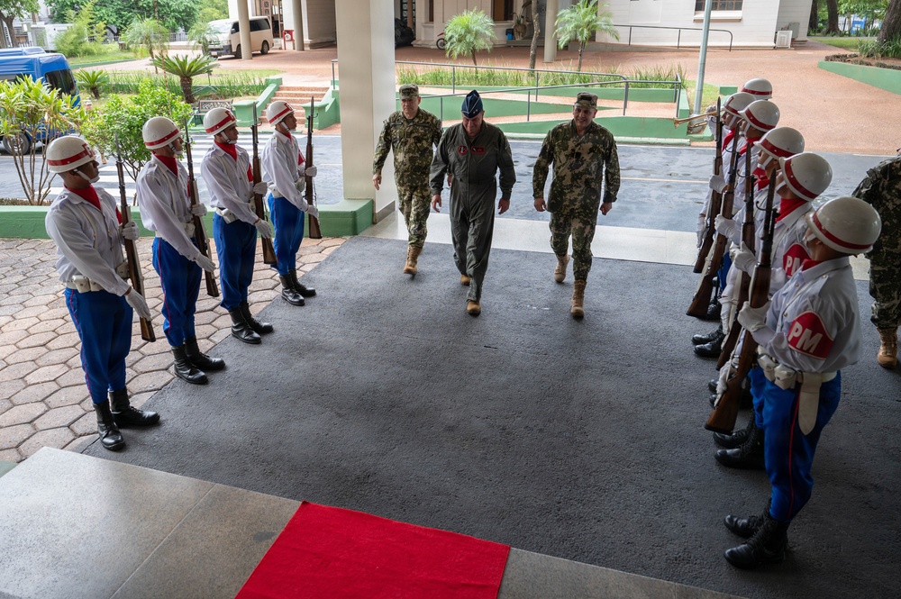 Massachusetts National Guard attends awards ceremony with Paraguayan Armed Forces
