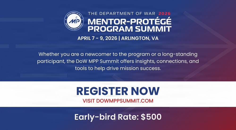 DOW Mentor-Protege Program Summit 2026 Registration Open