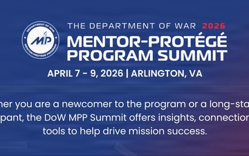 DOW Mentor-Protege Program Summit 2026 Registration Open