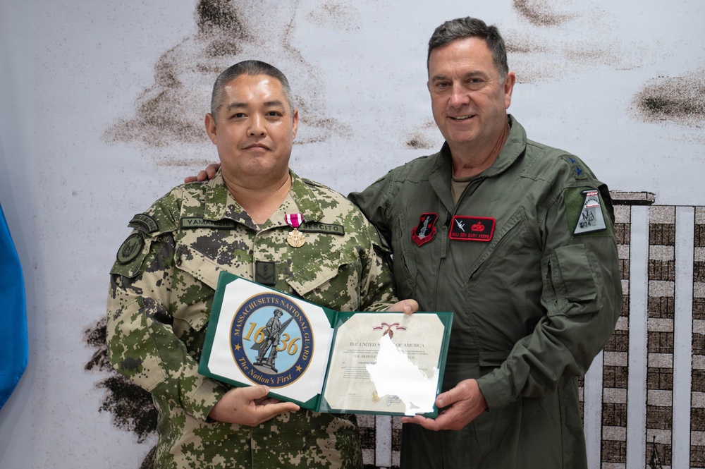 Massachusetts National Guard attends awards ceremony with Paraguayan Armed Forces