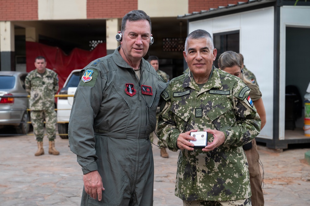 Massachusetts National Guard Adjutant General visits Paraguay’s new cyber battalion facility