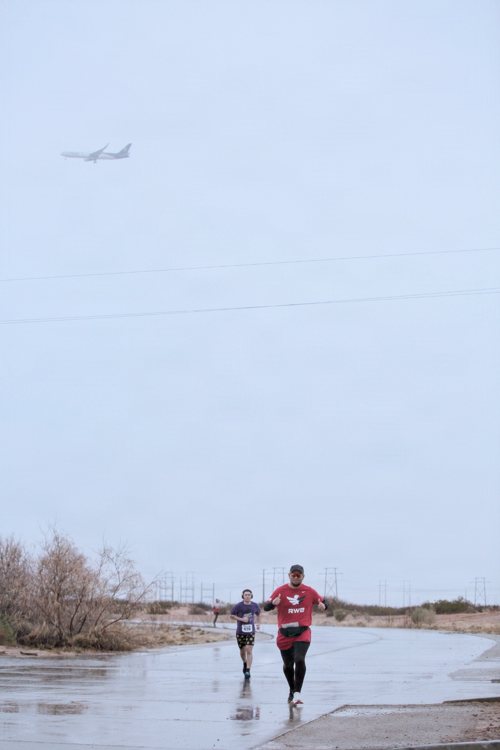 Iron Will: Fort Bliss community braves rain for FMWR half marathon, health fair