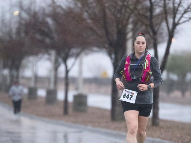 Iron Will: Fort Bliss community braves rain for FMWR half marathon, health fair