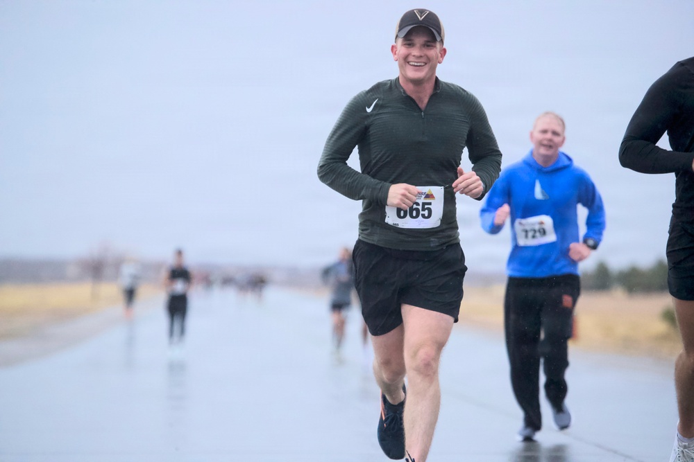 Iron Will: Fort Bliss community braves rain for FMWR half marathon, health fair