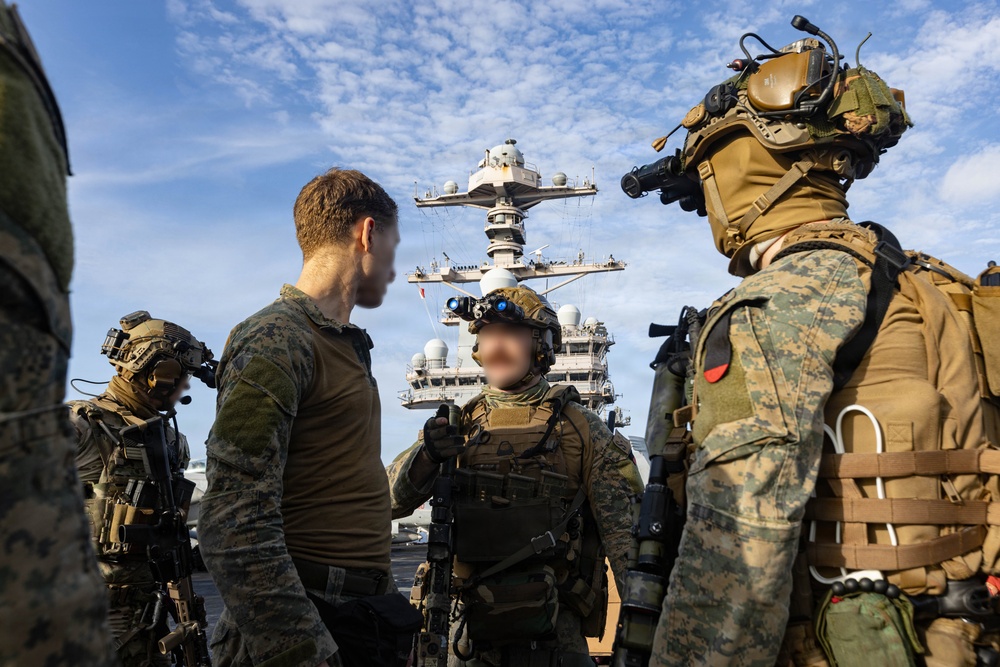 USS Gerald R. Ford (CVN 78) Right of Visit Boarding Operation